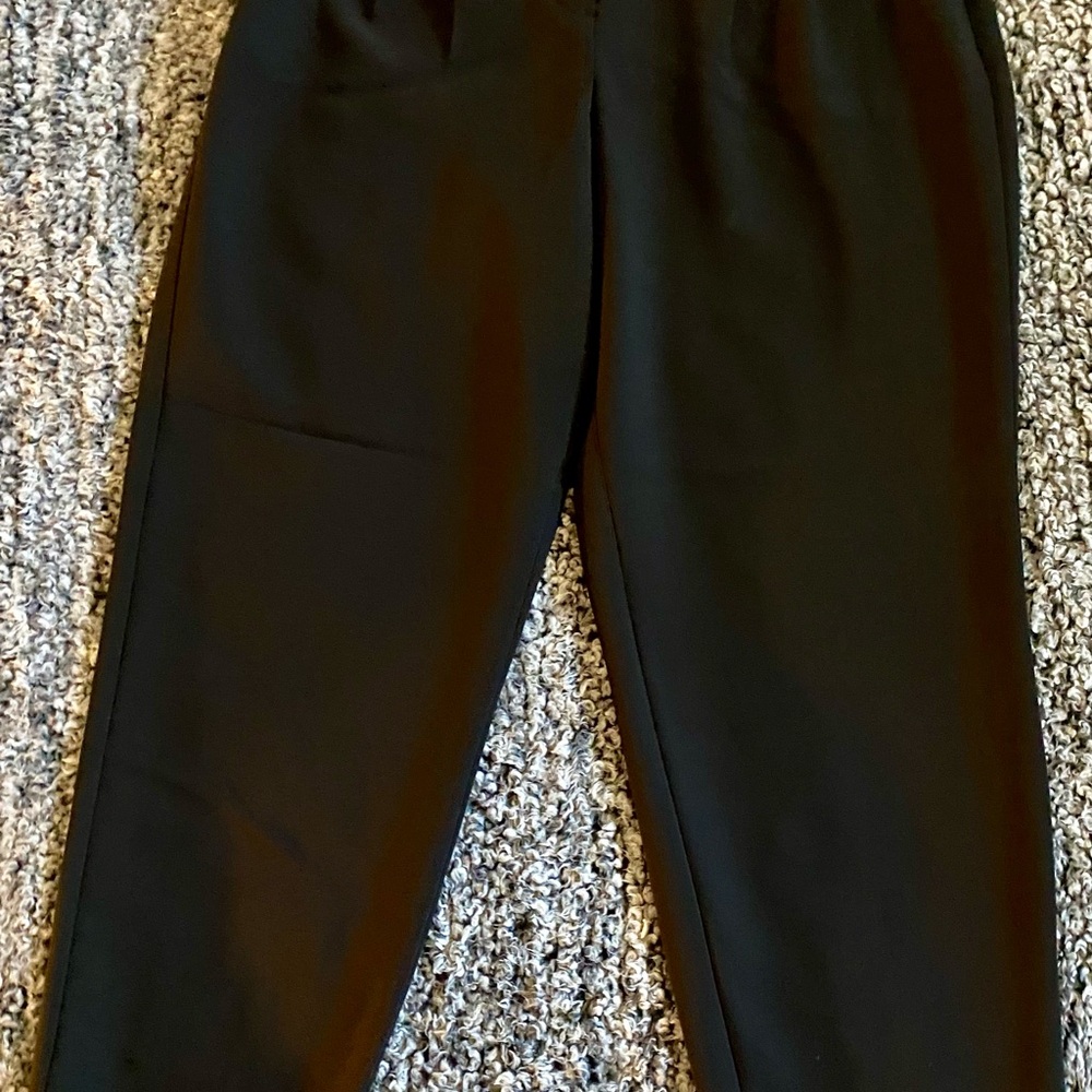 Express Super High WaistedBlack Ankle Dress Pants
